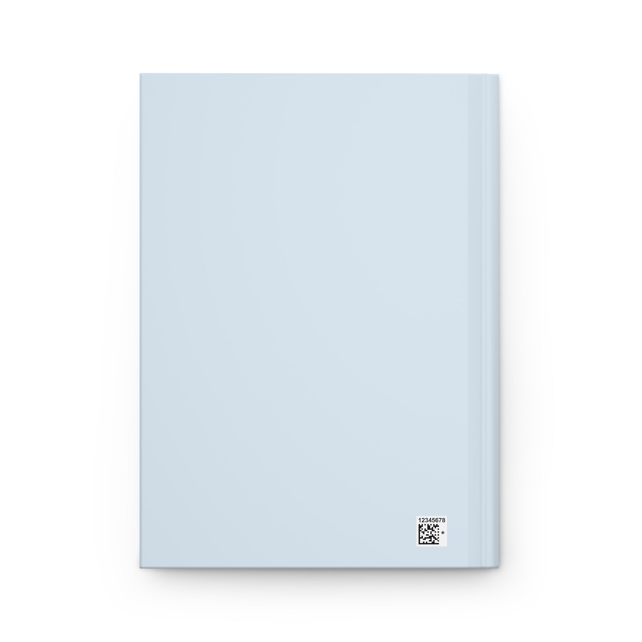 light blue hardcover journal