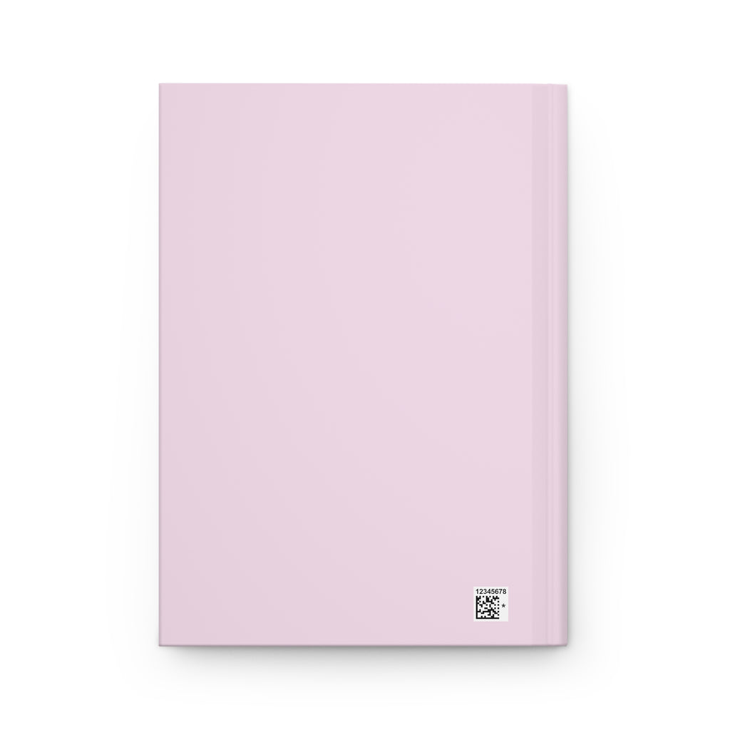 light pink hardcover journal