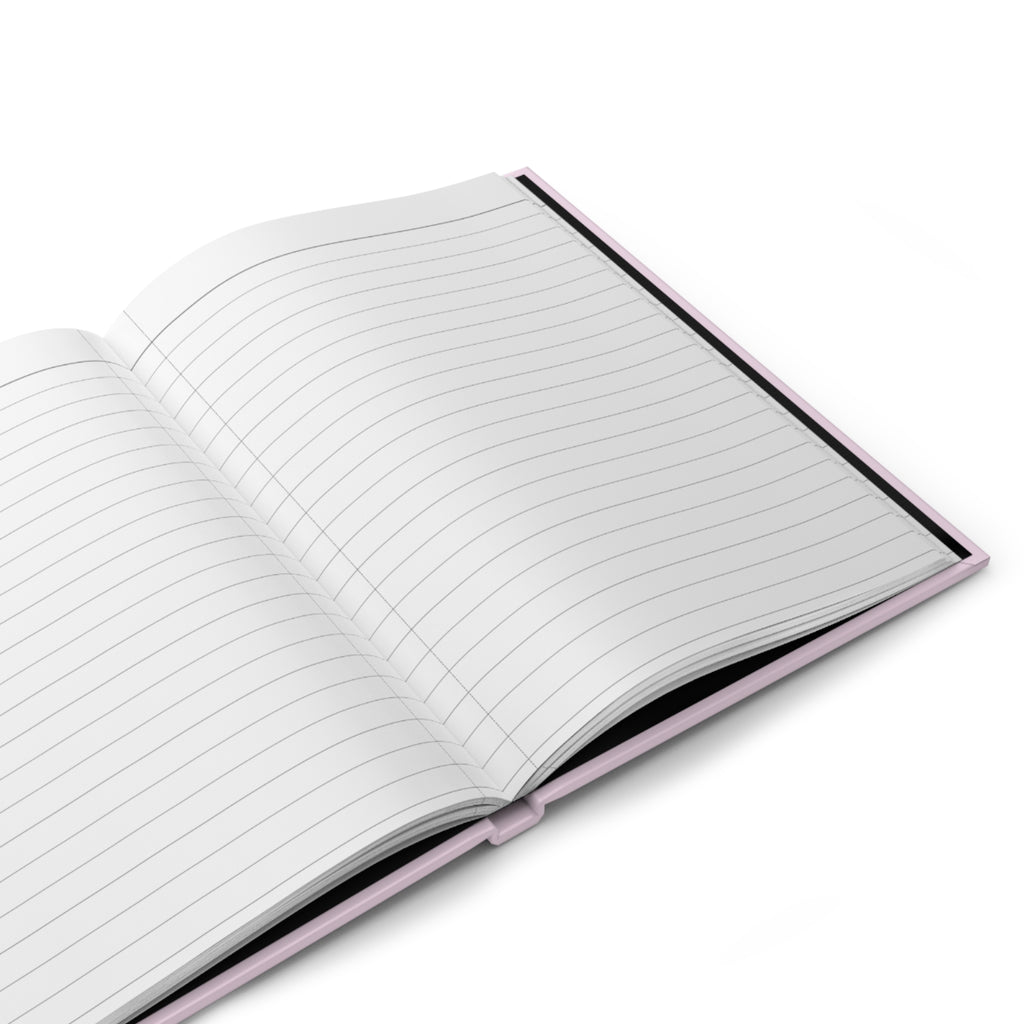pink & black hardcover journal