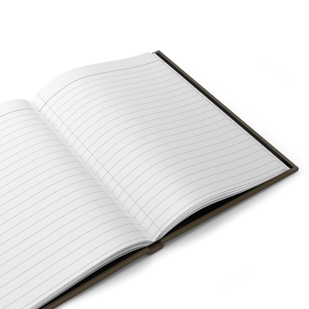 brown & pink hardcover journal