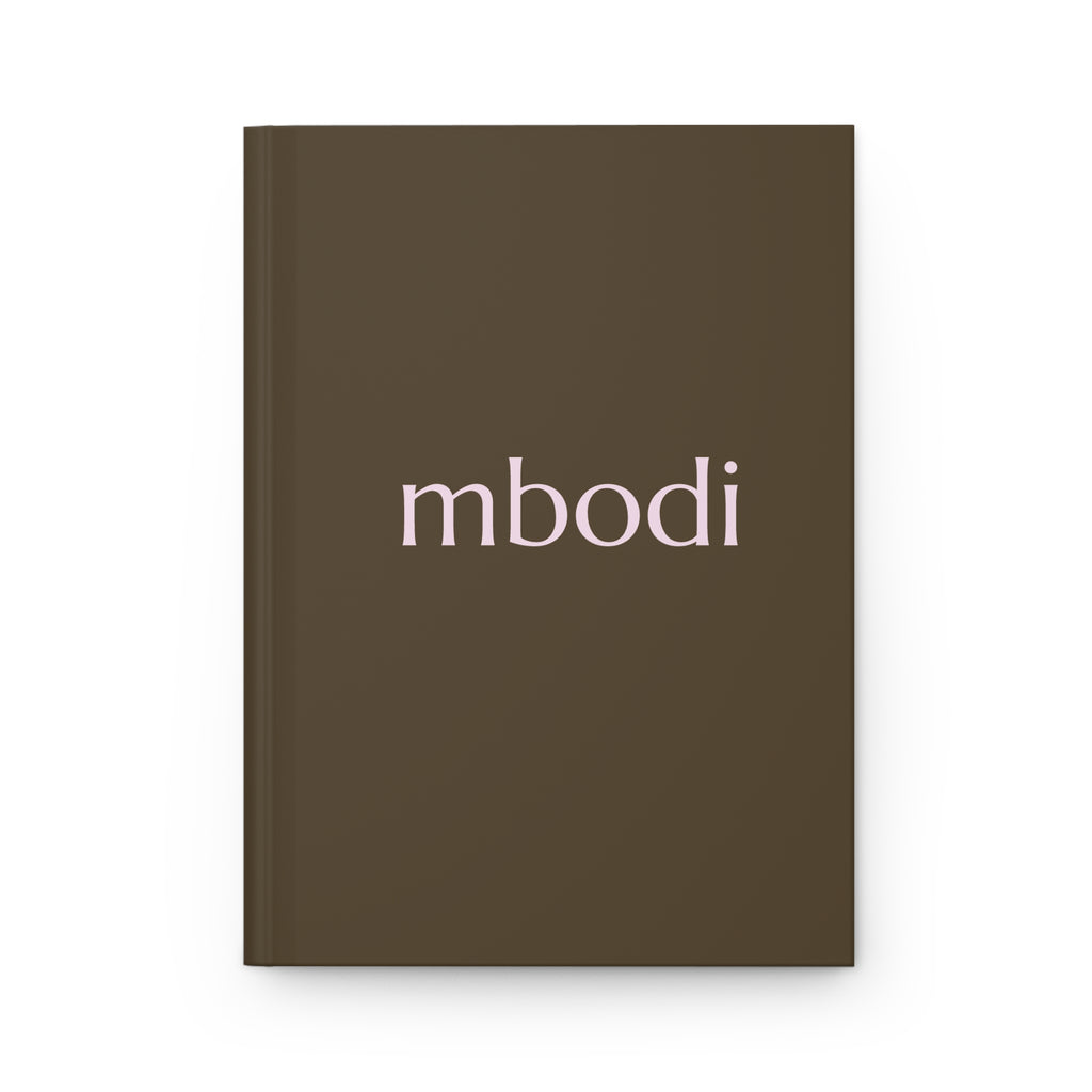 brown & pink hardcover journal