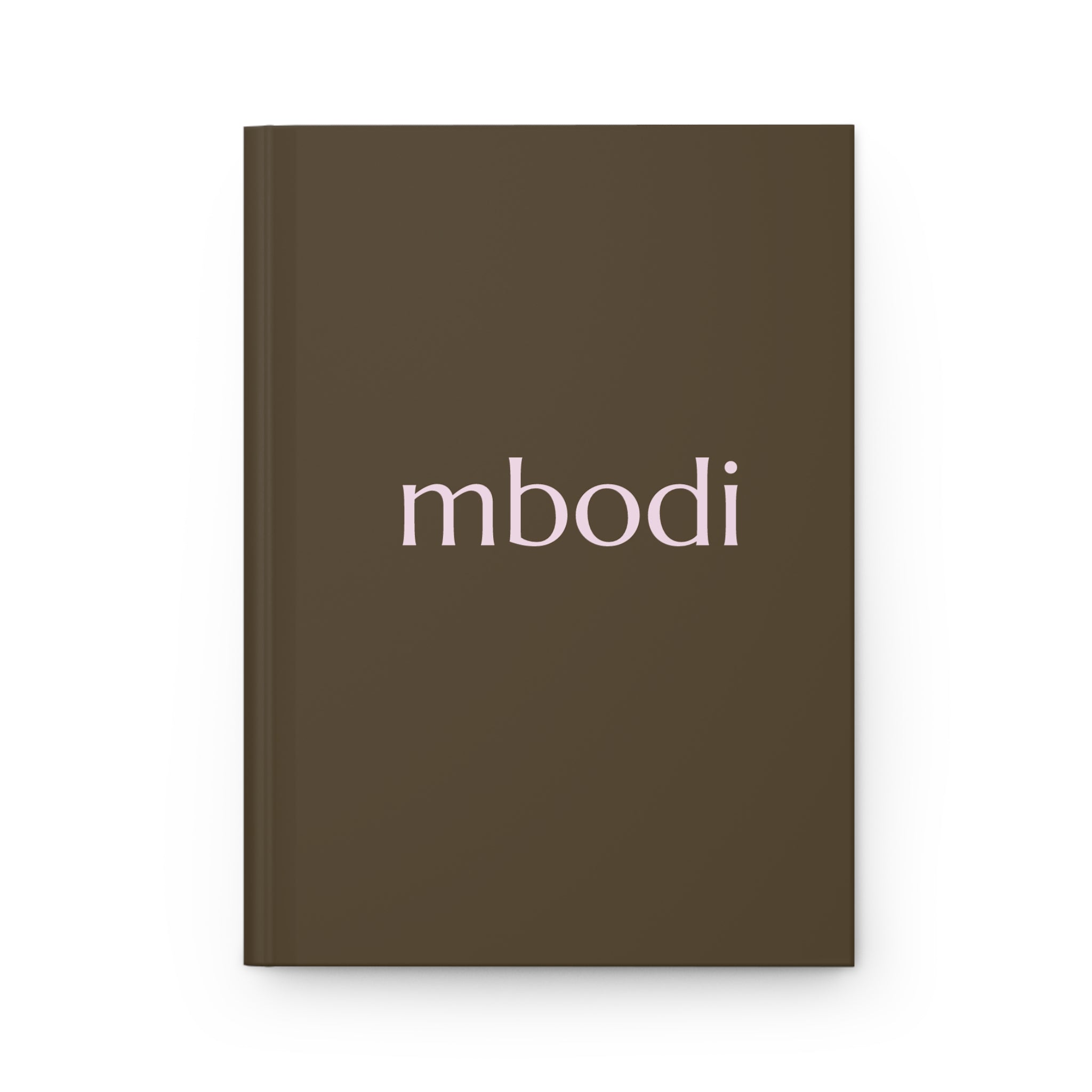 brown & pink hardcover journal