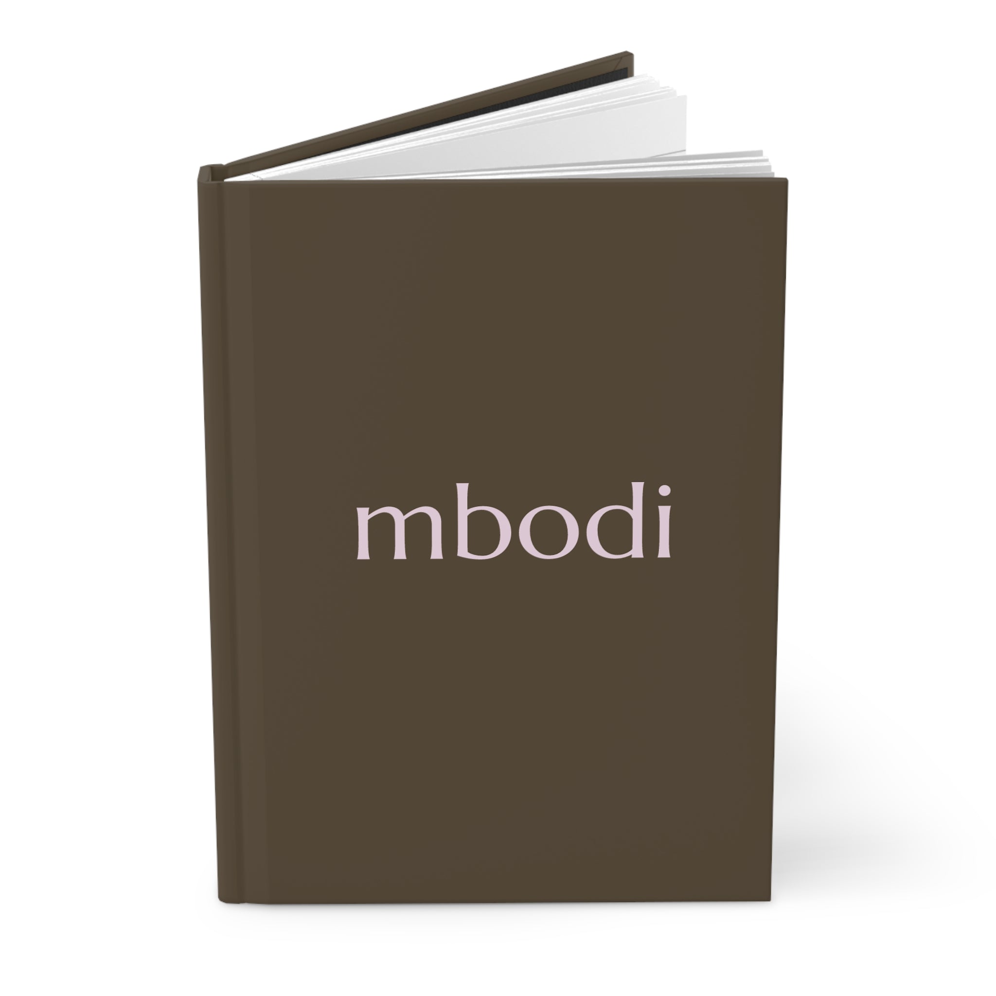 brown & pink hardcover journal