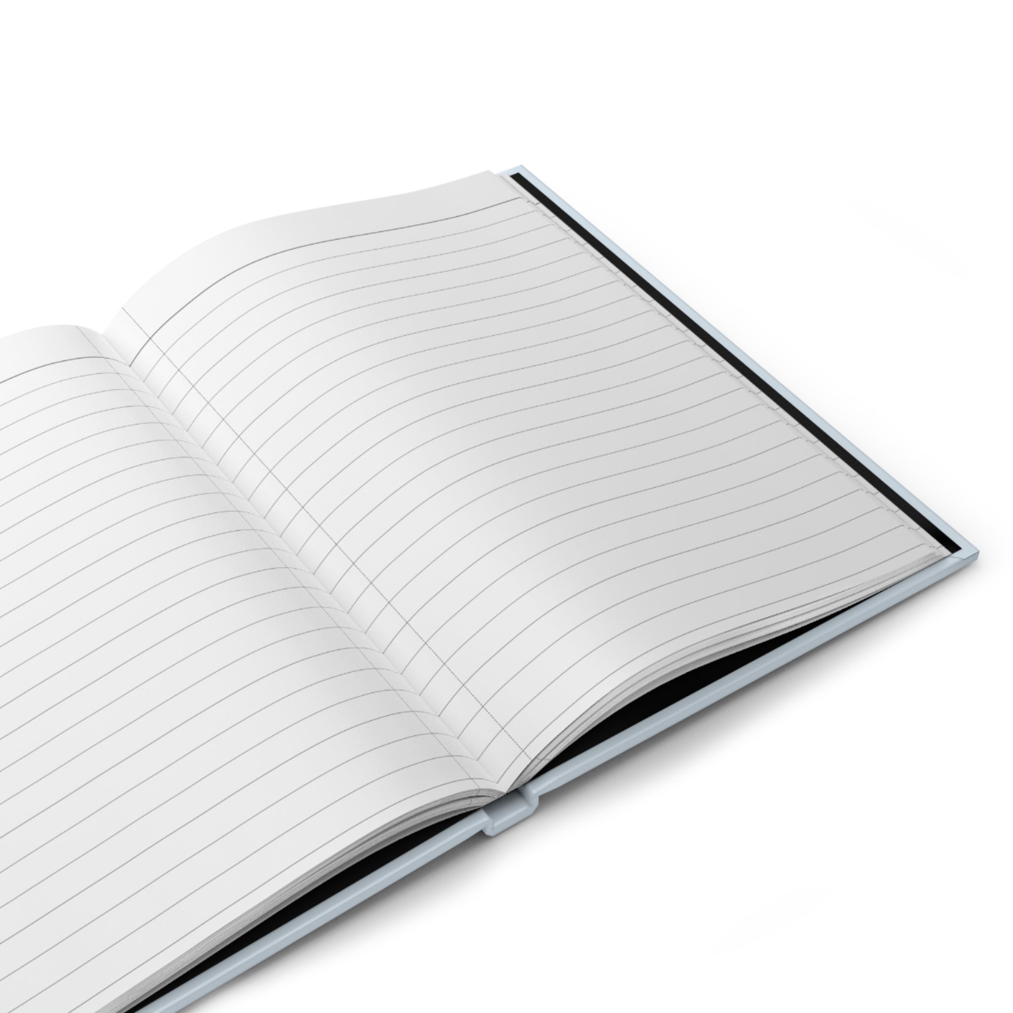 light blue hardcover journal
