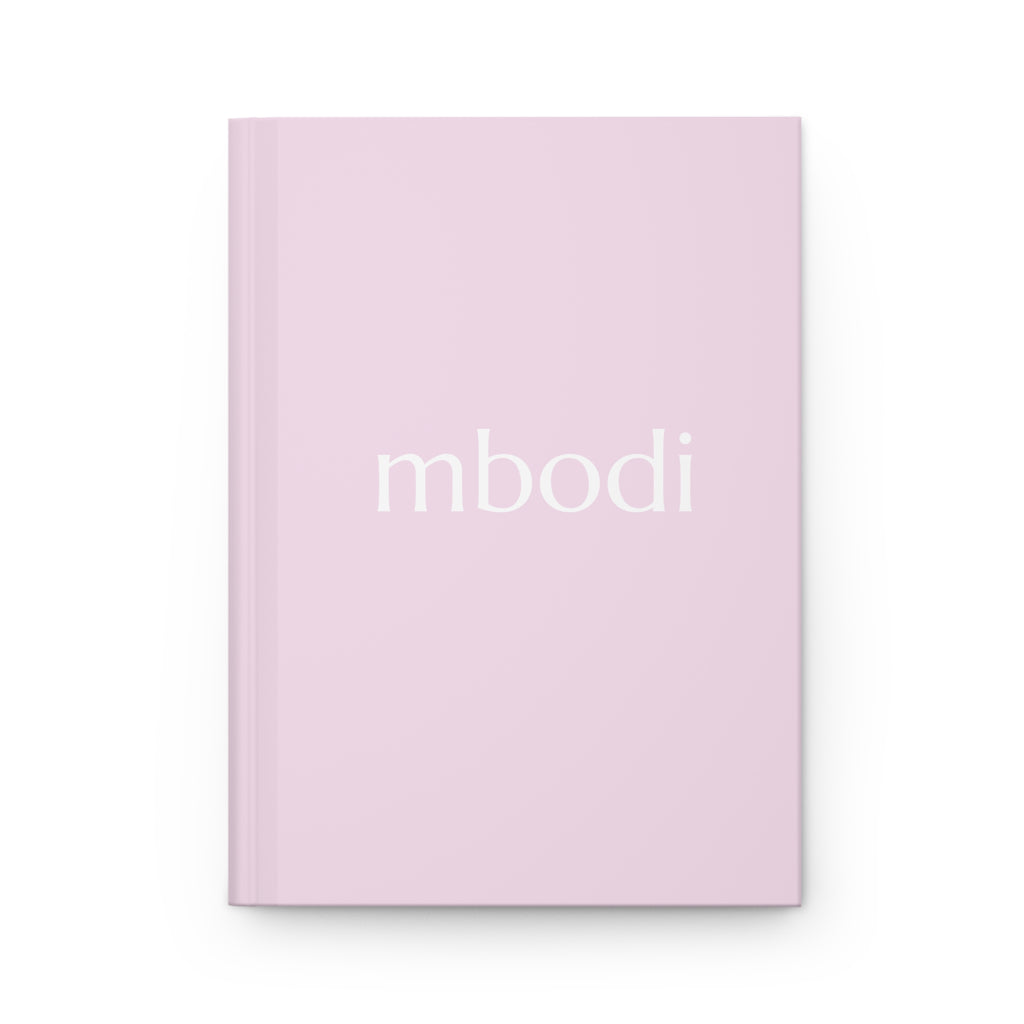 light pink hardcover journal