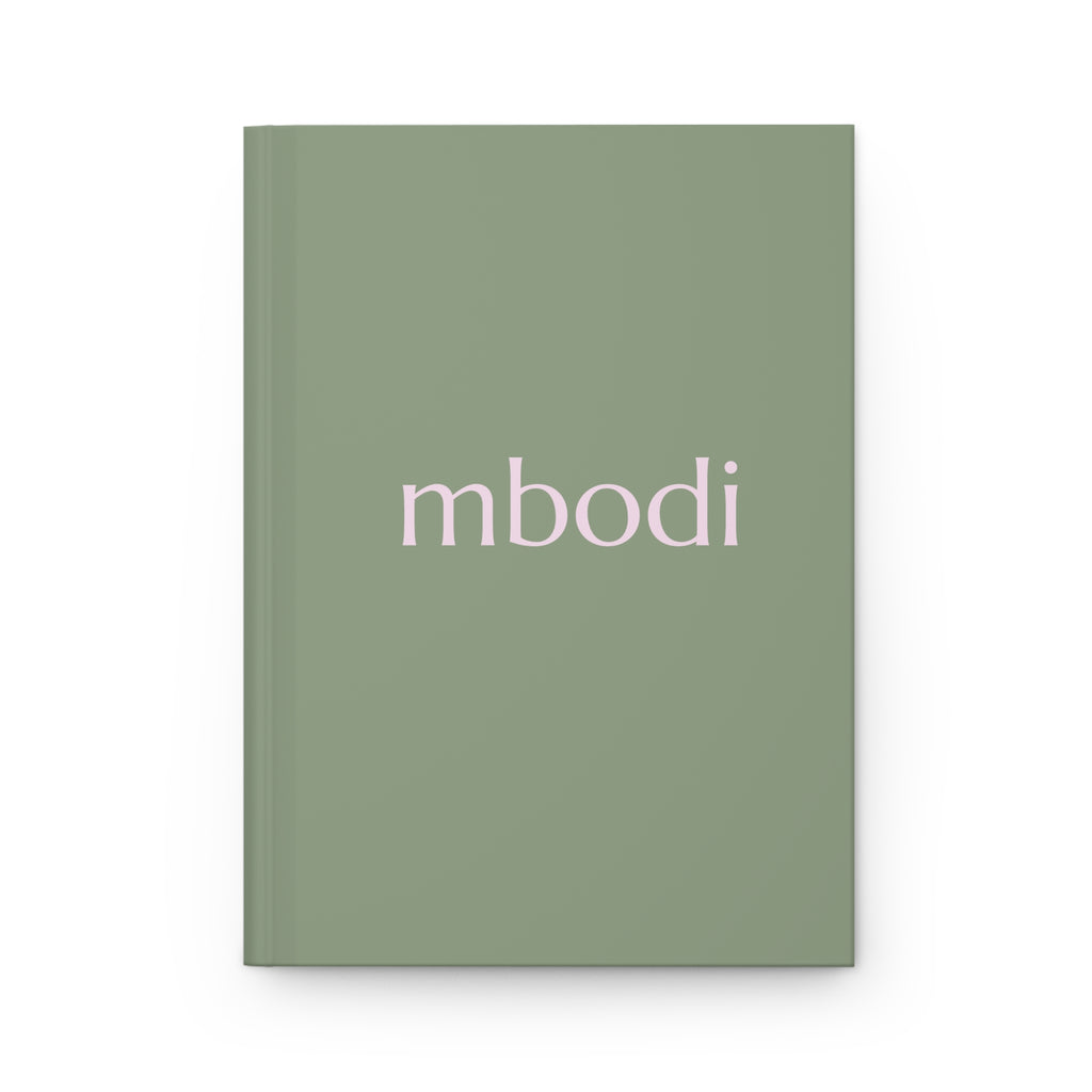 pink & green hardcover journal