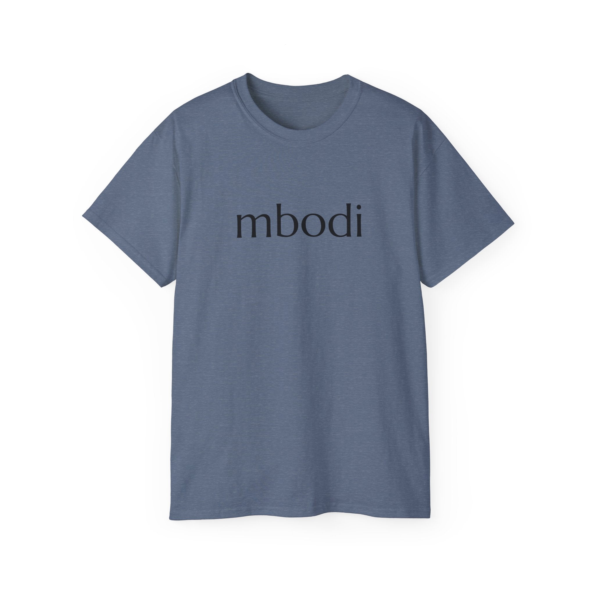 100% cotton unisex tee - black text