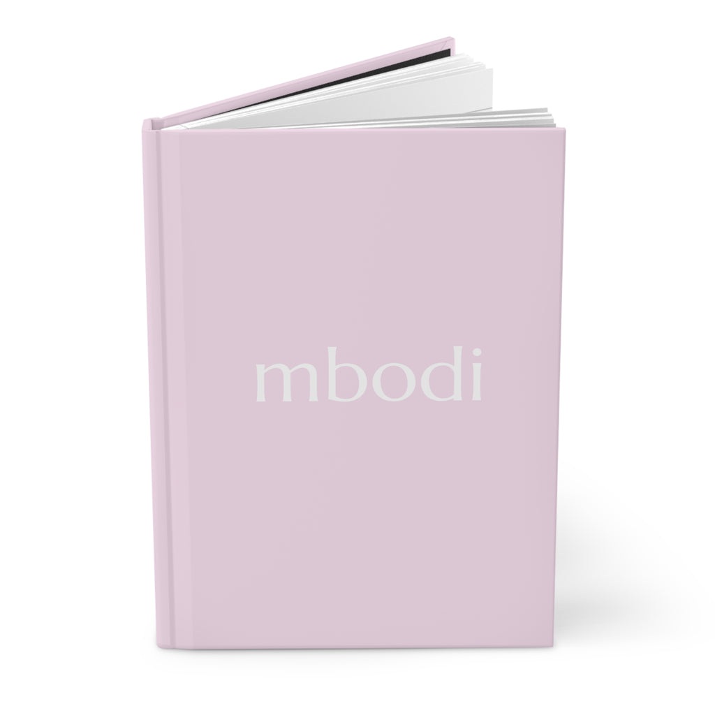 light pink hardcover journal