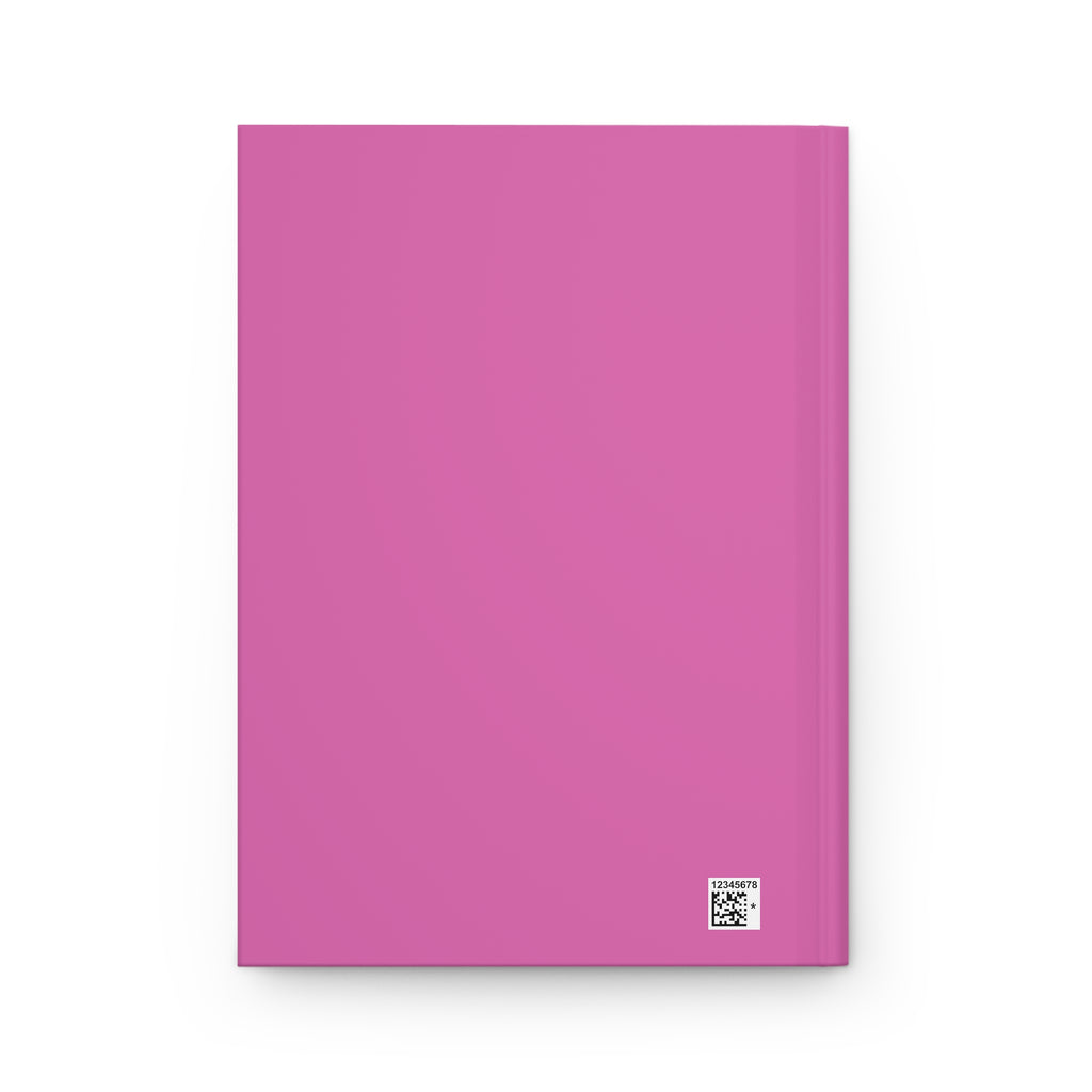 hot pink hardcover journal