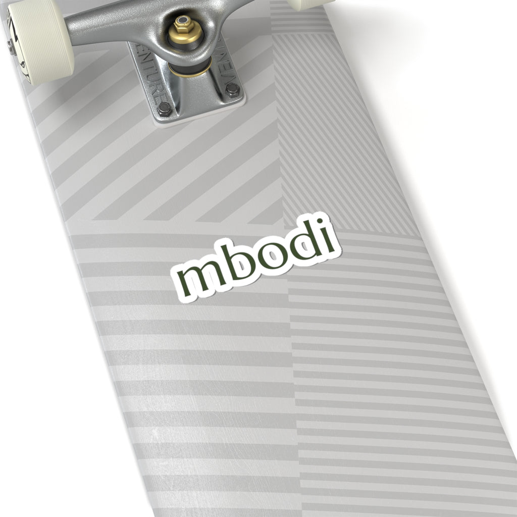 dark green mbodi stickers