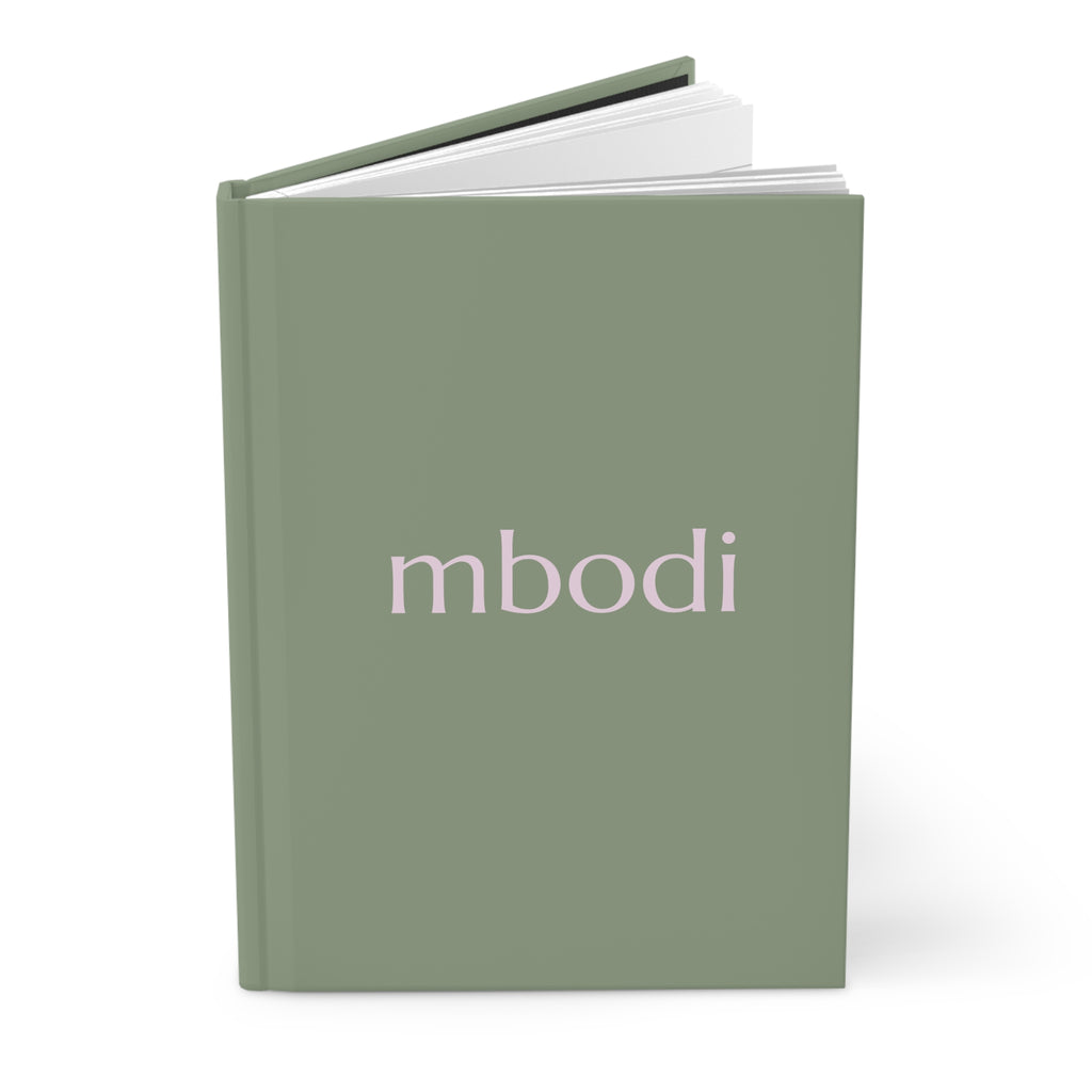pink & green hardcover journal