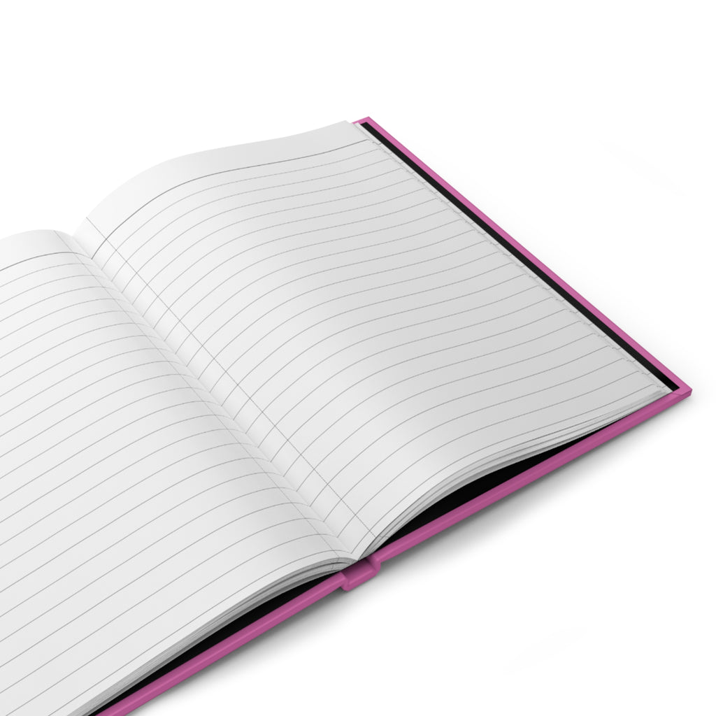 hot pink hardcover journal