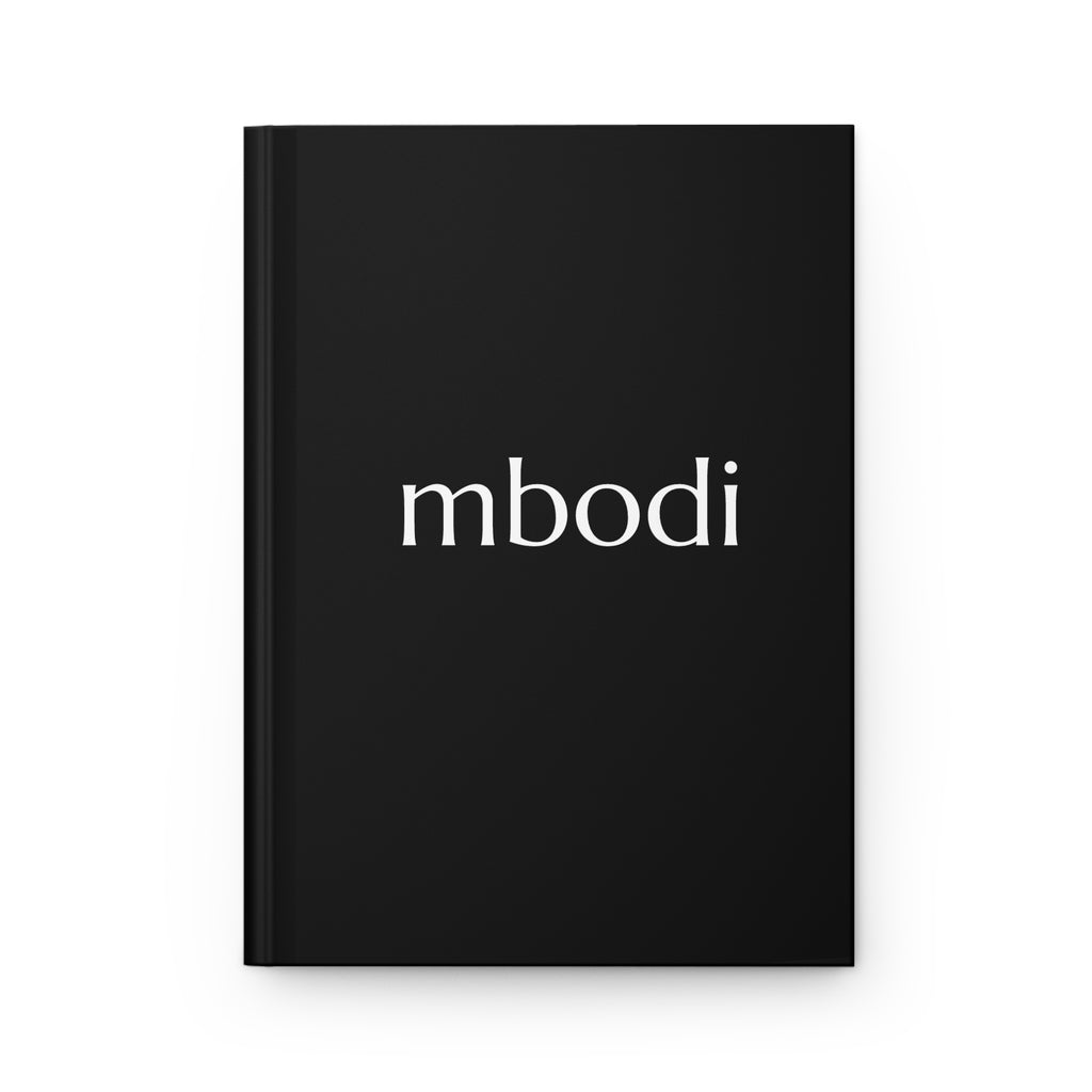 black hardcover journal