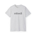 100% cotton unisex tee - black text