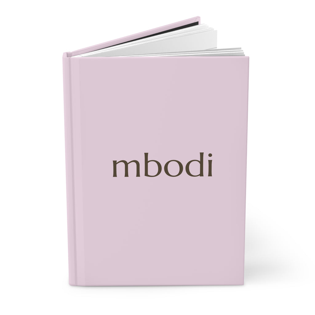 pink & brown hardcover journal