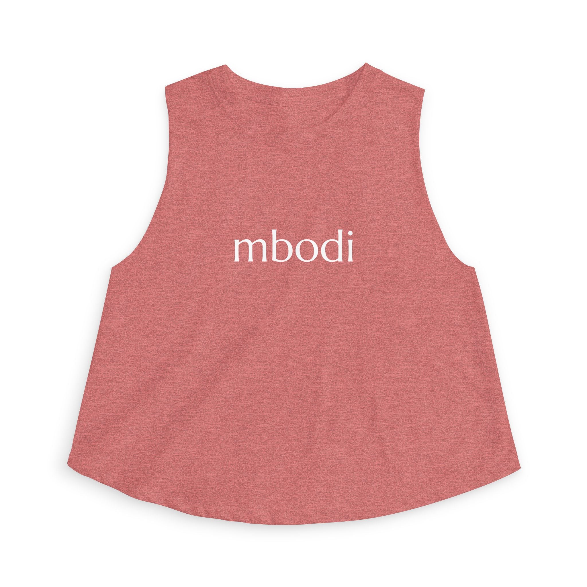 women's crop top - white text