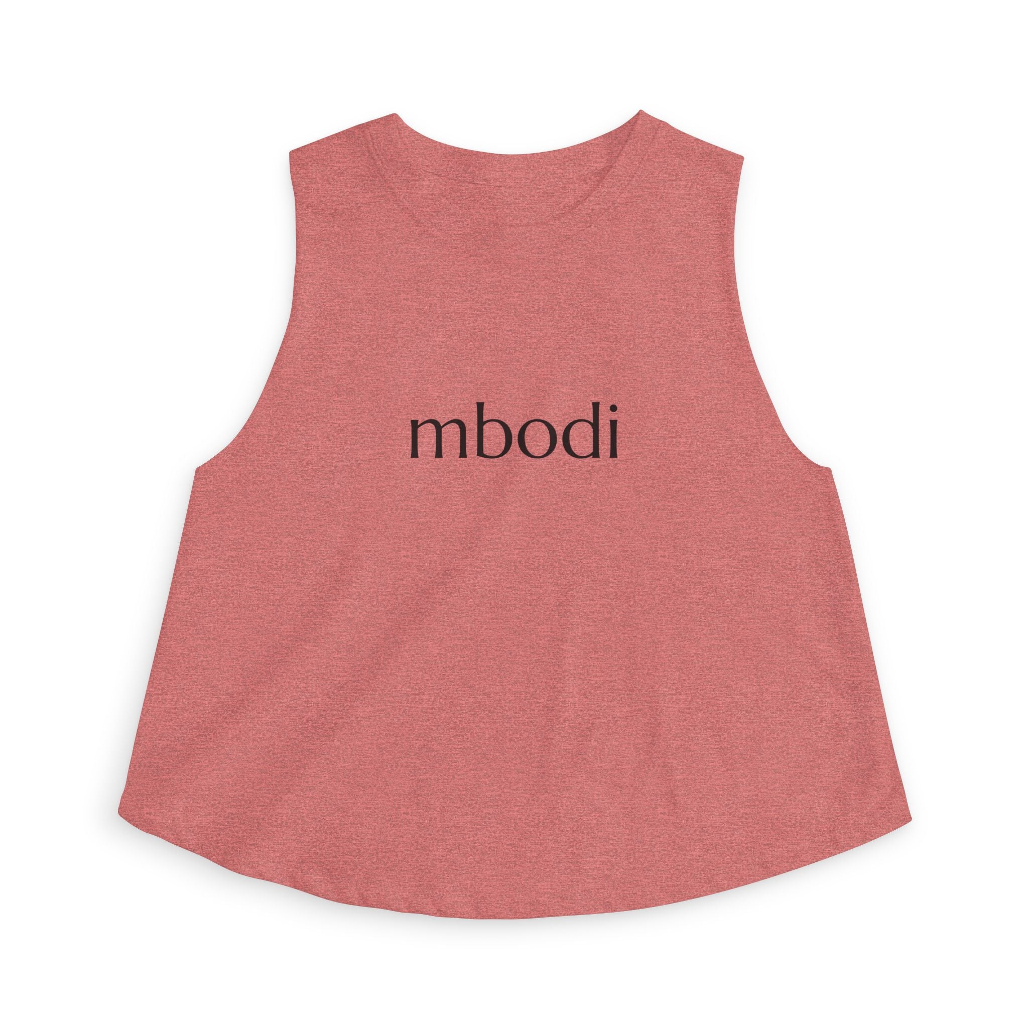 relaxed crop top - black text