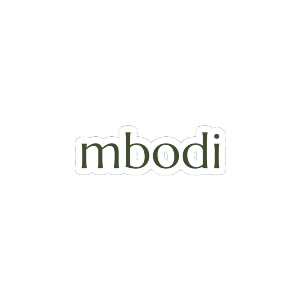 dark green mbodi stickers